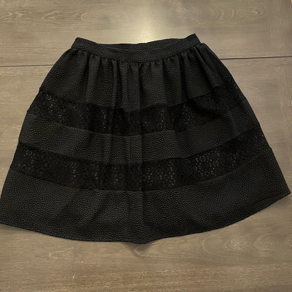 Brand new black lace skirt with tags